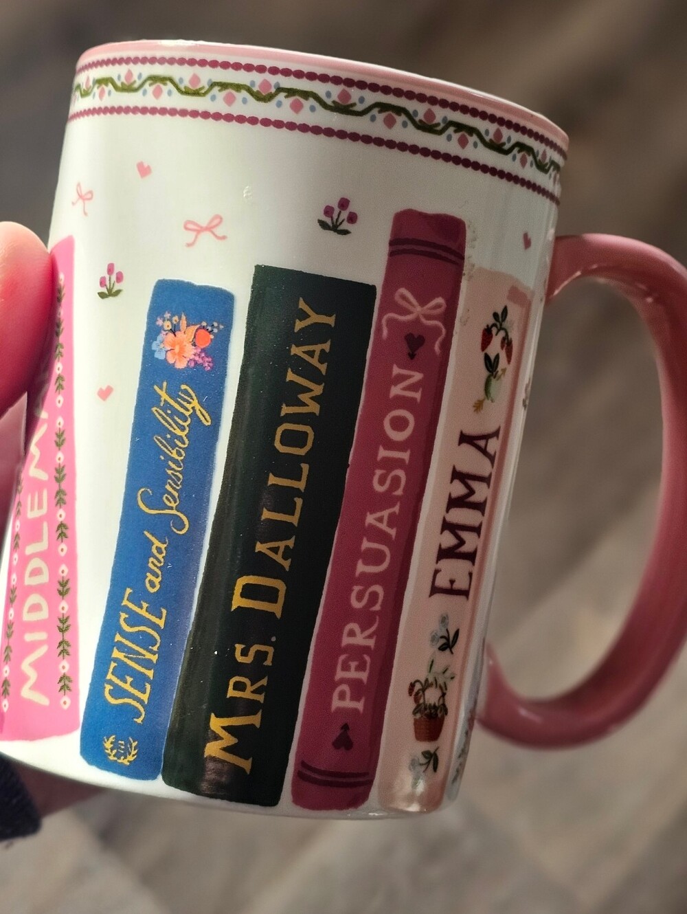 Rifle Paper Co. 16oz Ladies Night Book Club Porcelain Mug